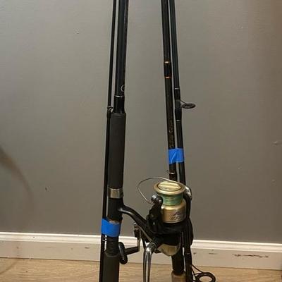 Shimano & Guide Select Poles With Reels And Extra Line