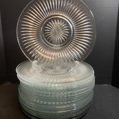 Set of Royal Crest By Gibson Glass Plates (19)