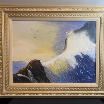 Pallette Knife Oil Painting By Glen Sandstrom 