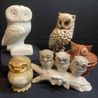 Vintage Collection Of Owls For Home and Yard