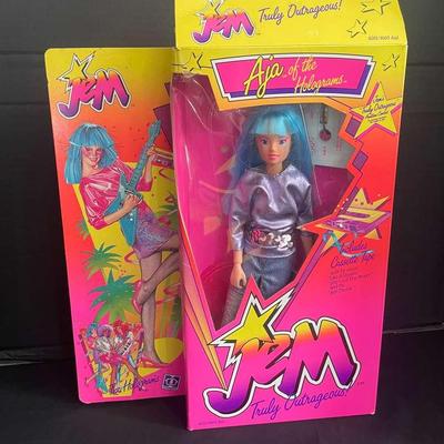 1985 Aja Of The Holograms Jem Barbie With Cassette 