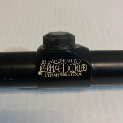 All-American 6X Perma Center Lyman Made Rifle Scope