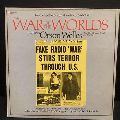 Orson Welles “War Of The Worlds” Complete Radio Broadcast