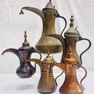 Timeless Treasures: Antique Middle Eastern Coffee Pots  
