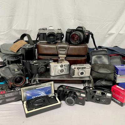 Vintage Cameras Feat. Canon AE-1 And More