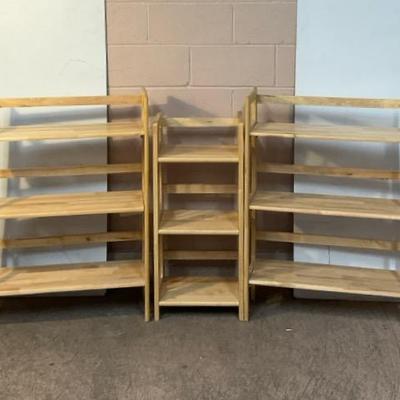 Folding 3-tier Bookcases #2