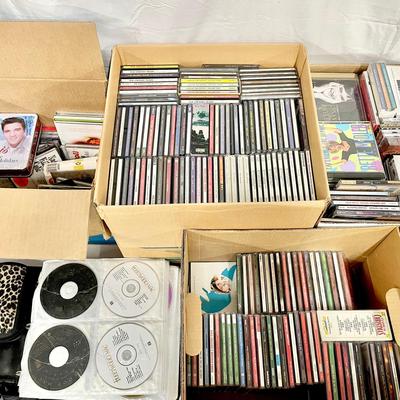 Four Boxes + A Large Case Of CD’s