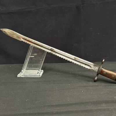 Swiss Model 1914 Pioneer Sawback Bayonet