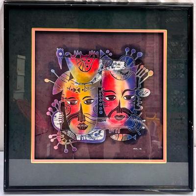 Hand Painted Batik on Silk