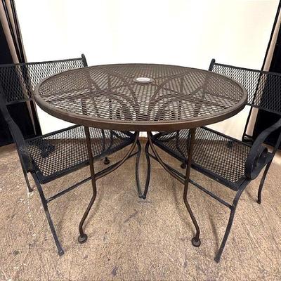 Vintage Wrought Iron Chairs with Table (Updated)