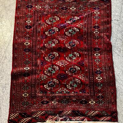 Afghan Handmade Red Rug 