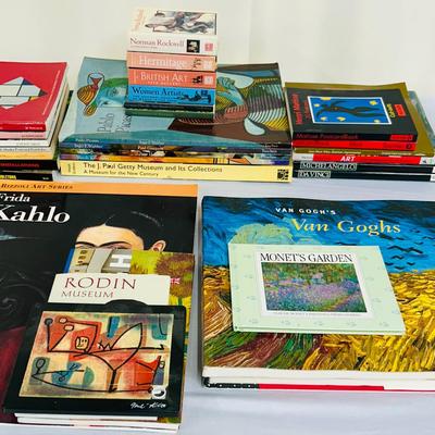 Huge Collection of Art Books, Art Postcard Books & More