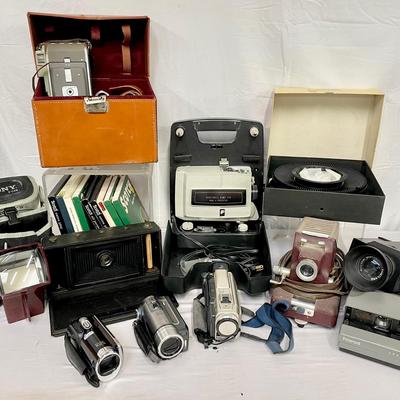 Kodak Folding Brownie Camera And More Vintage Camera Equipment 