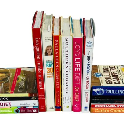 (14) Cookbooks:  Ina Garden, Paula Deen, Rachel Ray & More