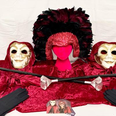 Carnival Phantoms Mardi Gras Couples Costume