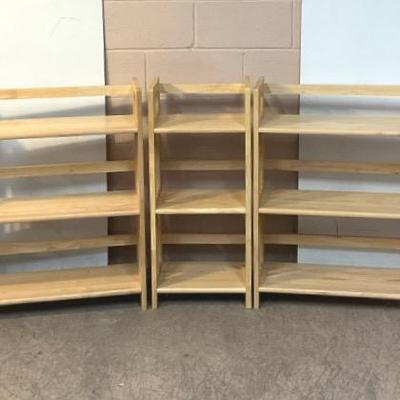 Folding 3-tier Bookshelves #1