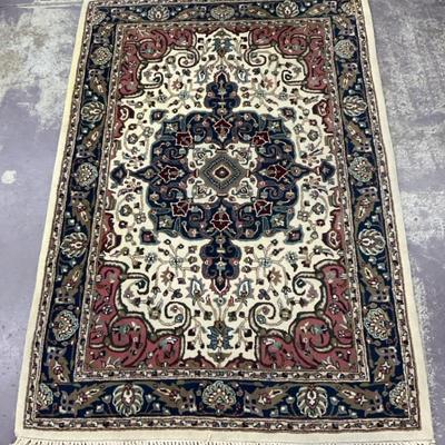 Persian Tabriz Style Handknotted Area Rug