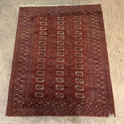 Afghan Bukhara Style Handknotted Rug