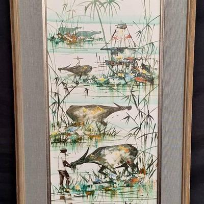 Original Framed Signed Painting