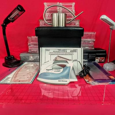 Variety Fabric Craft Supplies, Table Lamps & More