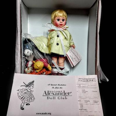 Madame Alexander Doll – Winnie the Pooh and the Blustery Day No. 38365 with Original Box & Papers