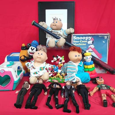 Vintage & Modern Toy Collection w/ LE Steamboat Willie Jar & More