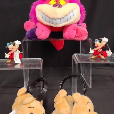 Vintage Disney Cheshire Cat, Winnie The Pooh & Mickey 