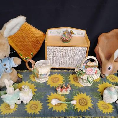 Bunny Decor Including Beatrix Potter & Peter Rabbit 