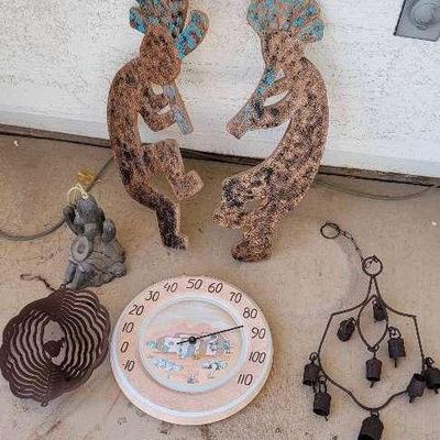 Kokopelli Metal Art Plus Southwest Patio Decor