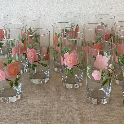 Fransicsan Desert Rose Drinking Glasses