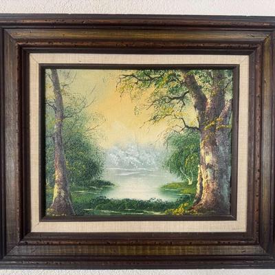 Framed Landscape Painting