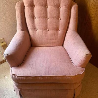 Retro Pink Occasional Chair