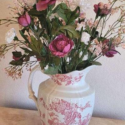 Colonial Pottery "Versailles" Ceramic Pitcher