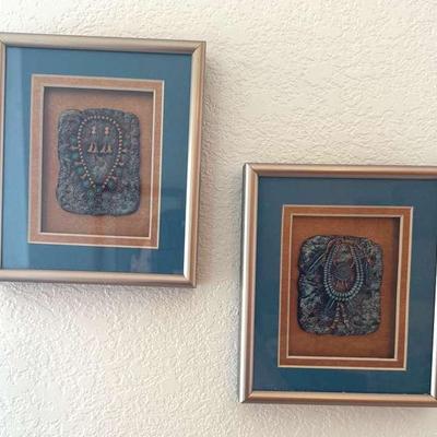 Framed Teissedre Designs, Inc. Art Pieces Out of Tucson Arizona