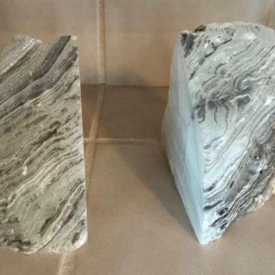 Unique Rock Bookends 