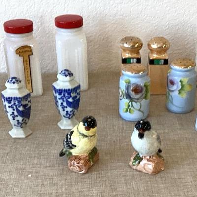 Vintage Salt & Pepper Shaker Collection And Spice Containers 