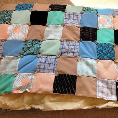 Vintage Hand-sewn Quilt "1983"