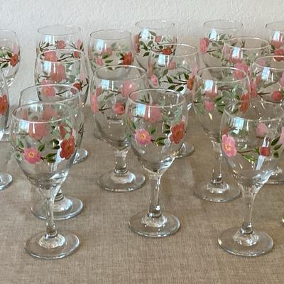 Franciscan Desert Rose Wine Glasses (Two Sizes)