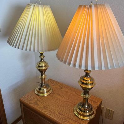 Vintage Brass Lamps (2)