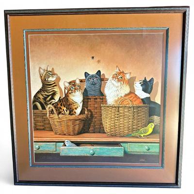 Braldt Bralds Basket Cases Lithograph