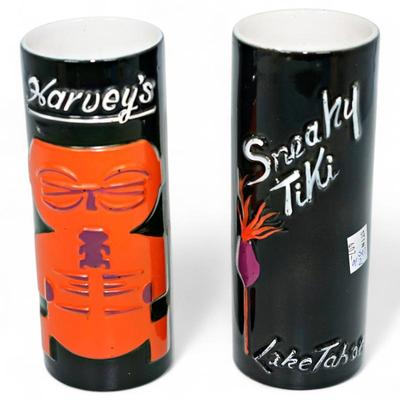 Harvey's Lake Tahoe Sneaky Tiki Ceramic Cups