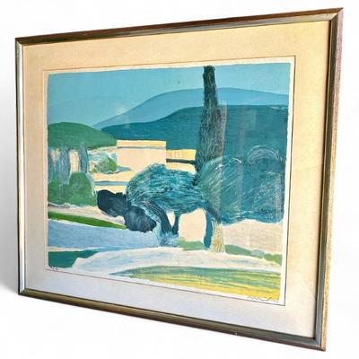 Roger Mühl Paysage Numbered Lithograph