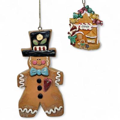 Kurt S Adler Gingerbread Christmas Ornaments
