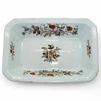 Antique Wedgwood & Co Royal Stone China Rectangular Dish