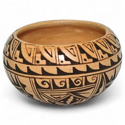 Vintage Hopi Walpi Pottery Bowl