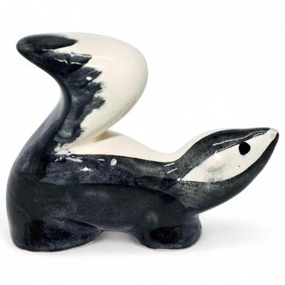 Vintage Ceramic Skunk Figurine