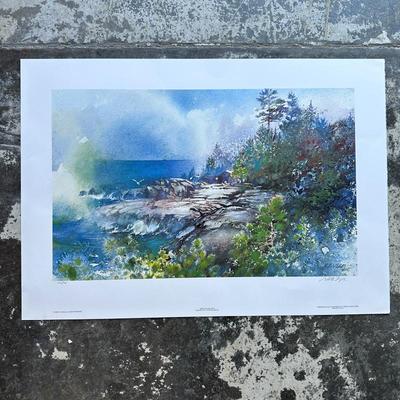 Nita Engle Middle Island Point 1984 Limited Edition Lithograph