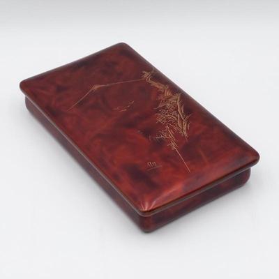 Vintage Japanese Tortoiseshell Lacquered Box