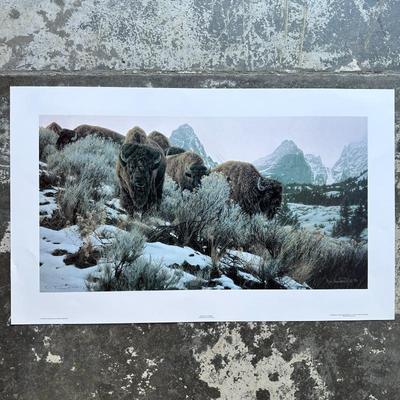 Rod Frederick Mountain Echoes 1998 Limited Edition Lithograph