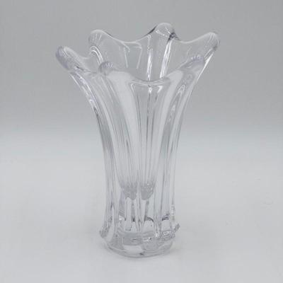 Cofrac Art Verrier Crystal Vase